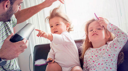 ¿Es normal la caída del cabello en los niños?