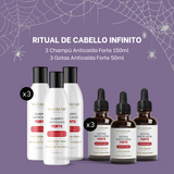 RITUAL DE CABELLO INFINITO - tratamiento de caída moderada 3 meses