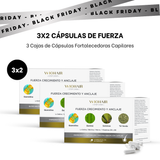 3X2 CAPSULAS DE FUERZA Y ANCLAJE - BLACK FRIDAY