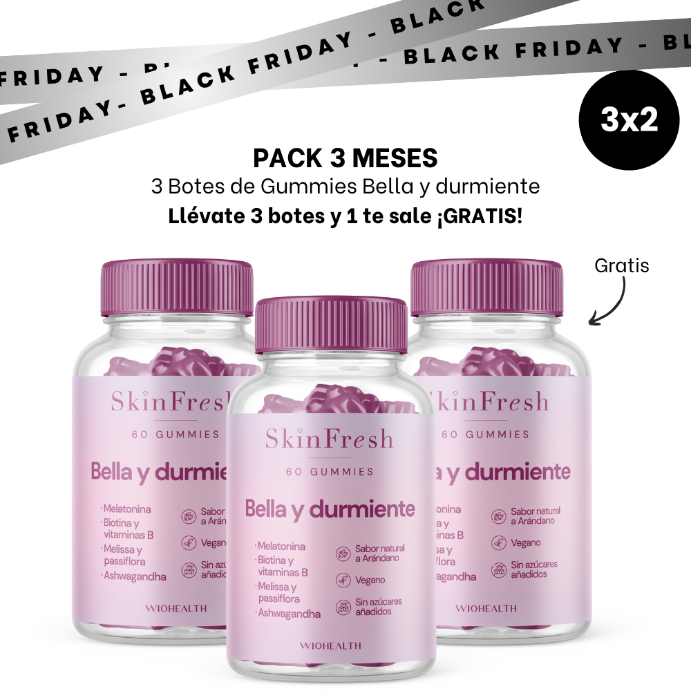 3X2 GUMMIES BELLA & DURMIENTE - BLACK FRIDAY