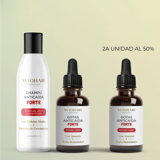 Tratamiento Caída Moderada + 2a unidad de Gotas al 50%