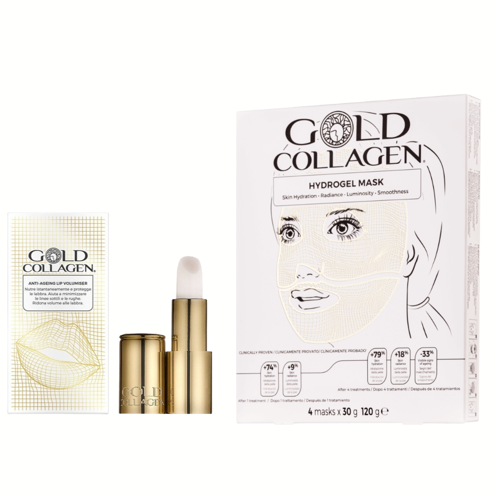 GOLD COLLAGEN Lip volumen + máscara hidrogel