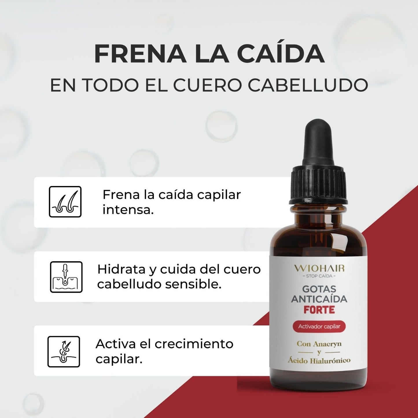 Tratamiento Anticaída Completo con Gotas - 3 meses | EXCLUSIVO CLUB ORO