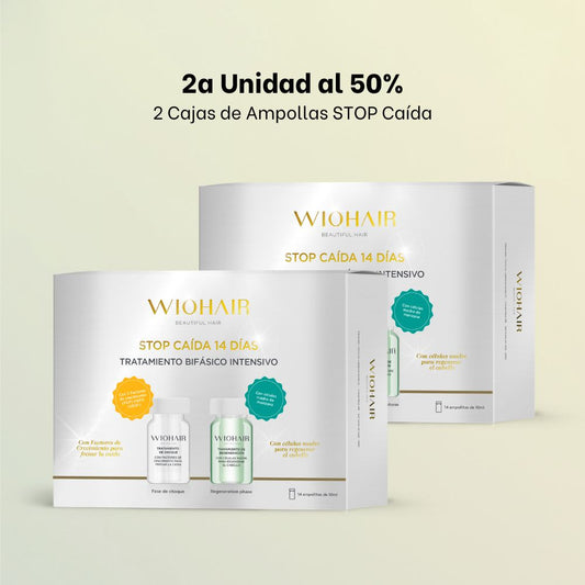 ¡50% DTO! 2a Unidad Ampollas STOP CAÍDA 14 DÍAS