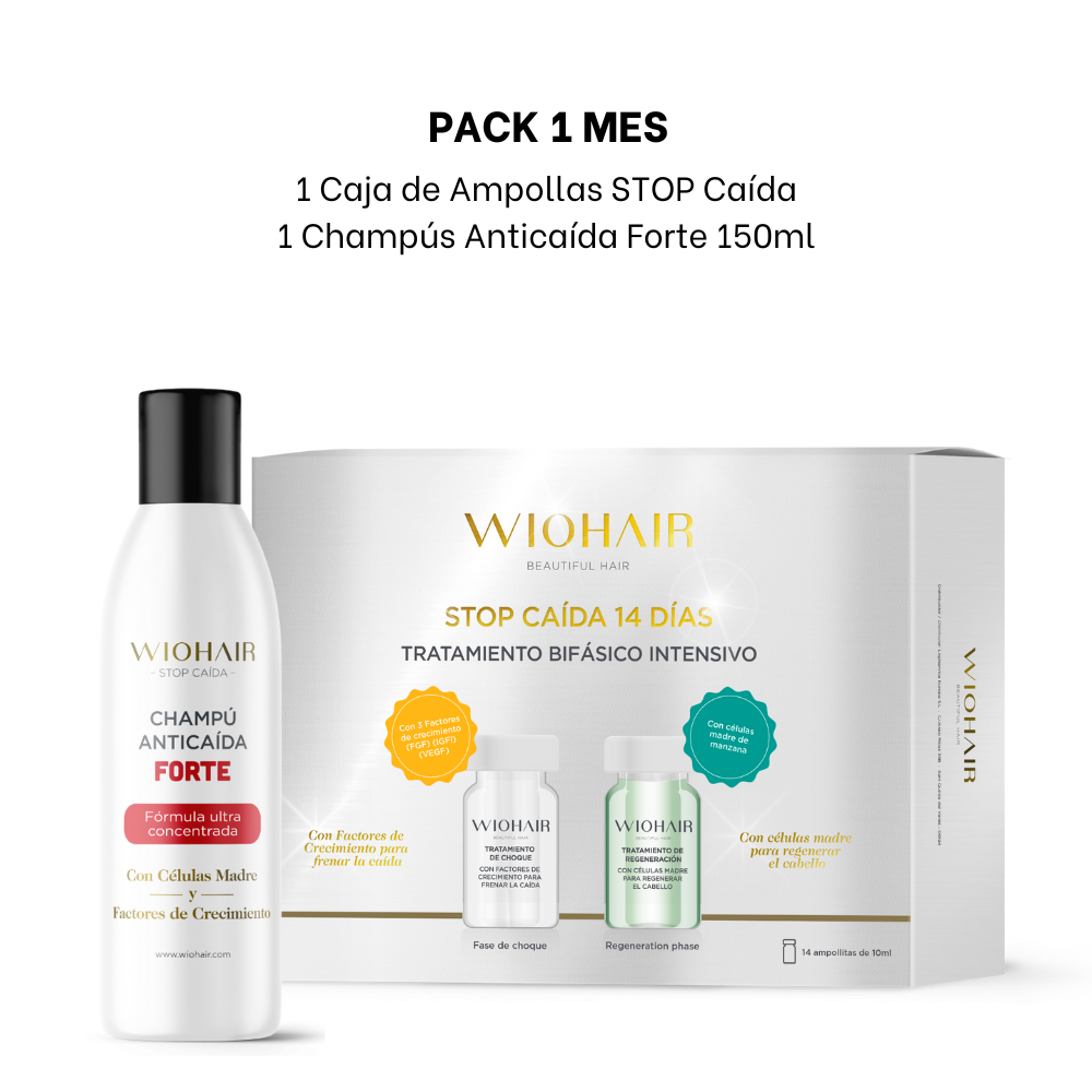 Tratamiento Anticaída de Choque - 1 Mes | EXCLUSIVO CLUB ORO