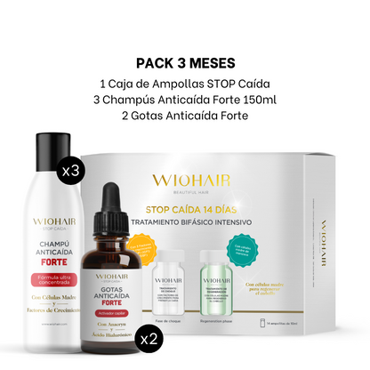 Tratamiento Anticaída de Choque - 1 Mes | EXCLUSIVO CLUB ORO