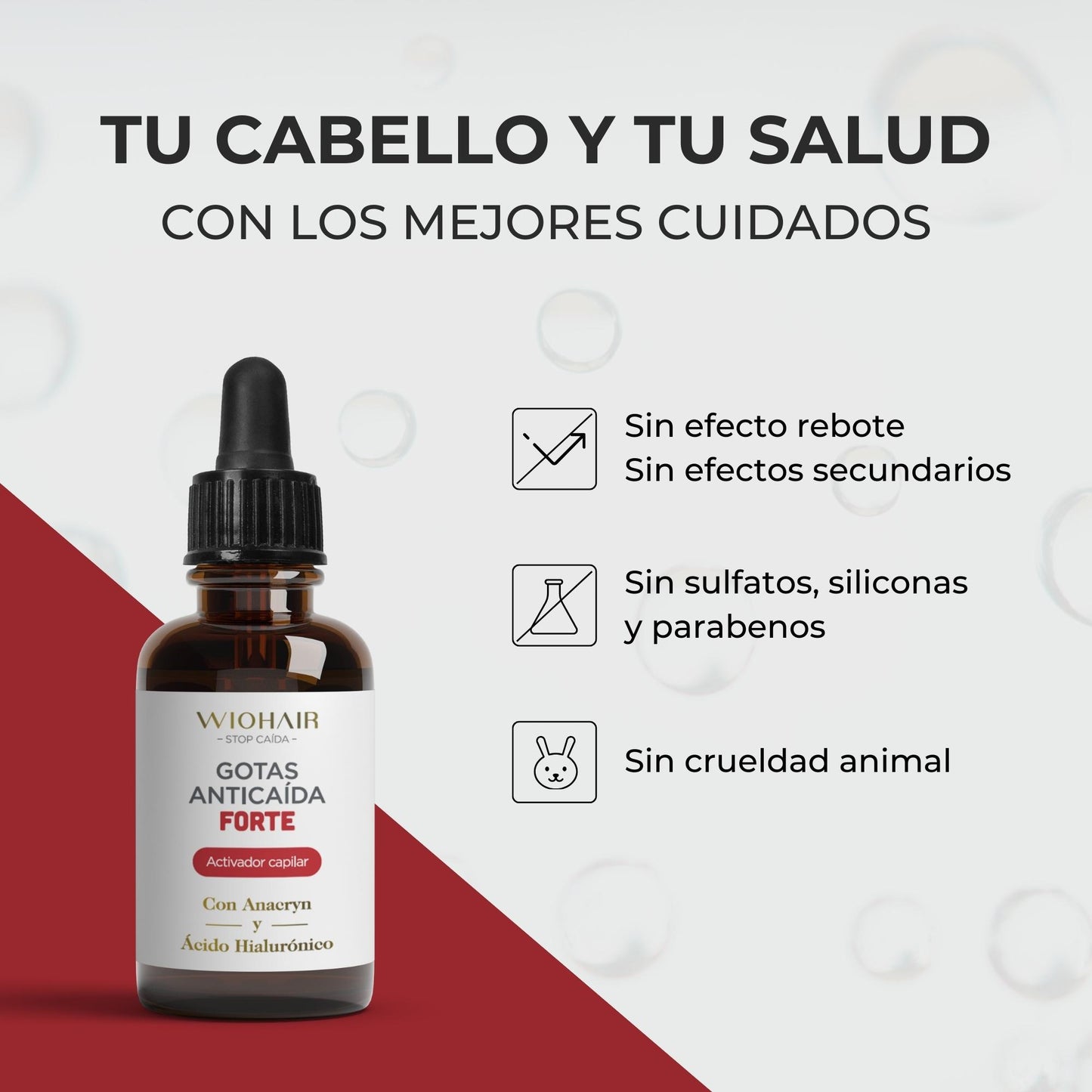 Gotas Anticaída y Activador Crecimiento Capilar - Club Oro