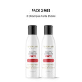 2 Champú anticaída FORTE 150ml (Sin parabenos, sin siliconas y sin sulfatos)